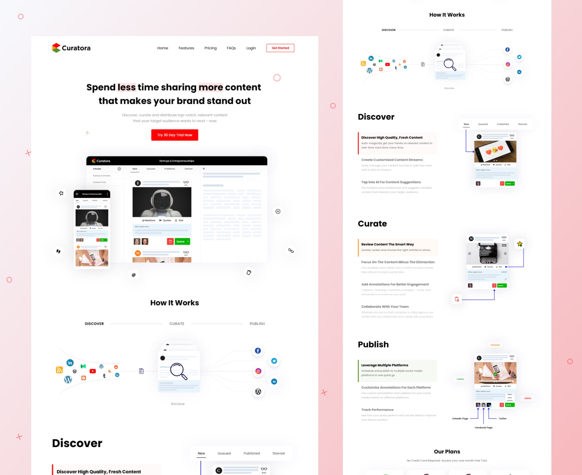 Web UI design example 7